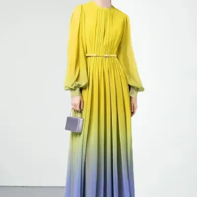 FRENCH ELEGANT HIGH-GRADE GRADIENT DRESS 